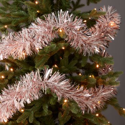 Guirlande Tinsel Sapin De Noël - Lot De 10 Guirlandes De 2m, Métalliques, Brillantes, Pour Décoration Intérieure Et Extérieure