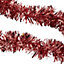 Guirlande de noël coloris rose finition brillante longueur 2 m