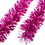 Guirlande de noël coloris rose longueur 2 m