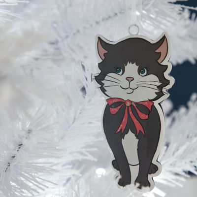 Guirlande de Noël coloris transparent finition brillante longueur 2 m