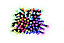 Guirlande de noël connectée 100 LEDs multicolores