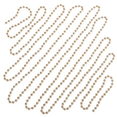 Guirlande de perles 5 m champagne