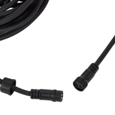 Guirlande esprit guinguette Feria Little Garden E27 IP44 blanc chaud 15m noir