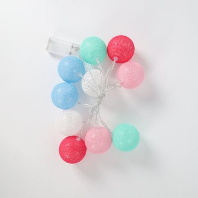 Guirlande LED 10 boules multicouleurs 6W Seynave