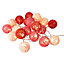 Guirlande LED Corep Bubble rouge rose fushia 20L
