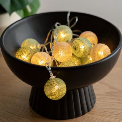 Guirlande Led pile 16 boules "Army" D3,5cm - Atmosphera Créateur d'intérieur