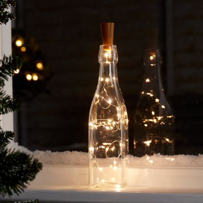 Guirlande lumineuse Bouchon cuivre blanc chaud