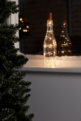 Guirlande lumineuse Bouchon cuivre blanc chaud