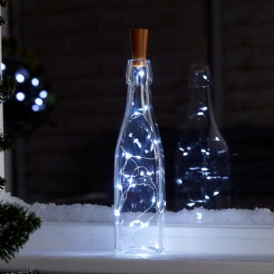 Guirlande lumineuse Bouchon cuivre blanc froid