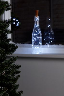 Guirlande lumineuse Bouchon cuivre blanc froid