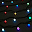 Guirlande lumineuse boule multicolore 240 LED