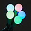 Guirlande lumineuse boule multicolore 240 LED