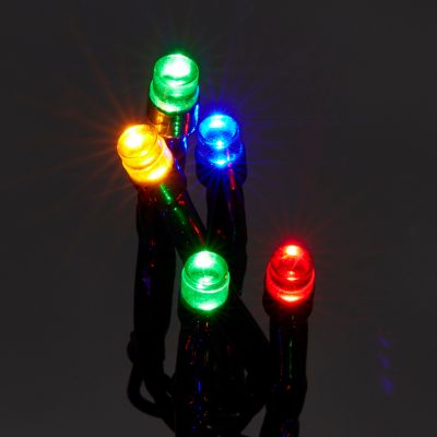 guirlande lumineuse cable vert 720 led multicolore electrique castorama