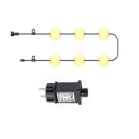 Guirlande lumineuse d'extérieur BOLLY LIGHT Blanc Plastique 5,5M