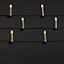 Guirlande lumineuse d'intérieur 20 LED blanc chaud câble vert 7,8 m décor bougies