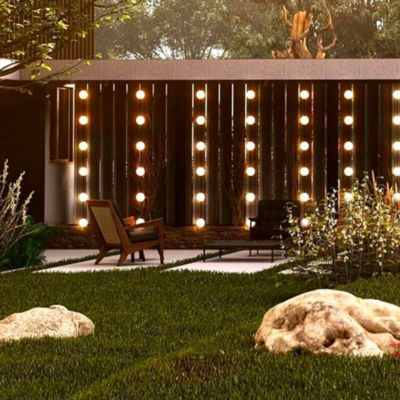 Guirlande lumineuse extérieur connectable 6 LED boules IP67 L.5,5 M Lumisky Bolly Light