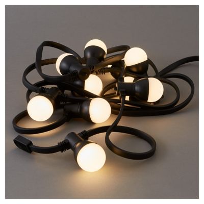 Guirlande lumineuse extérieure à LED IP44 blanc chaud 10 m GoodHome Barnaby