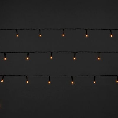 Guirlande lumineuse extérieure câble vert 50 LED blanc chaud Castorama
