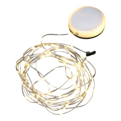 Guirlande lumineuse LED extérieur batterie USB rechargeable IP44 L.9,9 m GoodHome