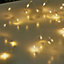 Guirlande lumineuse LED intérieure blanc chaud câble argenté 1,8 m