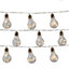 Guirlande lumineuse LED intérieure blanc chaud câble transparent 1,65 m décor ampoule