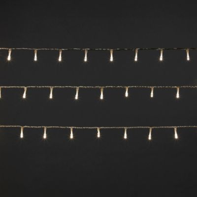 Guirlande Lumineuse à Piles - 50 LED Blanc Froid - 7,5 M - Câble Transparent - Décoration Intérieure Facile - 2
