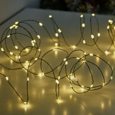 Guirlande lumineuse à 30 LED blanc chaud interieur cable