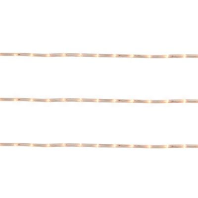 Guirlande lumineuse LED intérieure et extérieure blanc chaud câble noir 8 m