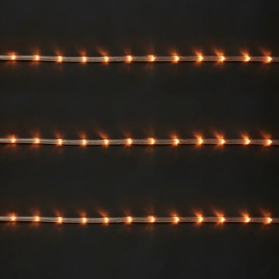 Guirlande lumineuse LED intérieure et extérieure blanc chaud câble noir 8 m
