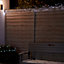 Guirlande lumineuse LED intérieure et extérieure blanc froid câble vert 8 fonctions 37,5 m