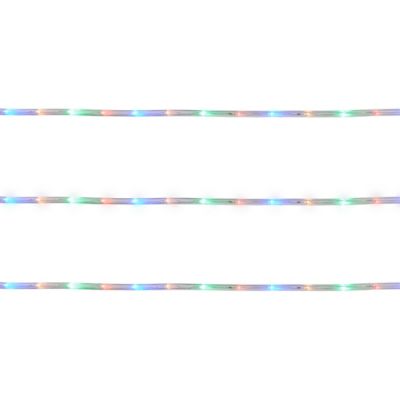 Guirlande lumineuse LED intérieure et extérieure multicolore câble noir 8 m