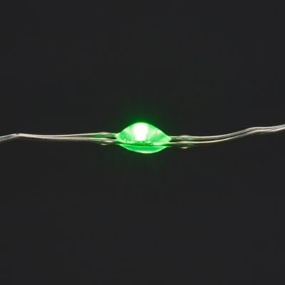 Guirlande lumineuse LED intérieure multicolore câble argenté 1,8 m