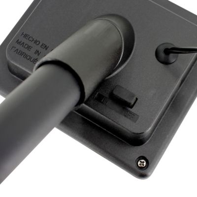Guirlande lumineuse LED solaire 10 lumières IP44 blanc chaud L.7,05m gris foncé