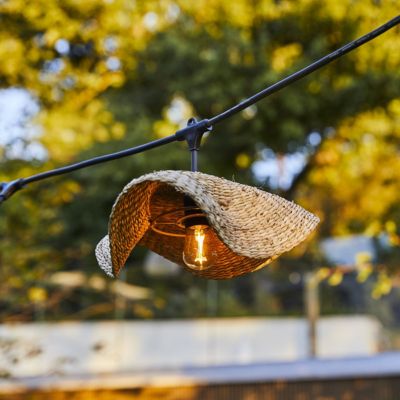 Guirlande lumineuse MOLLY LIGHT Beige Herbe marine 6m