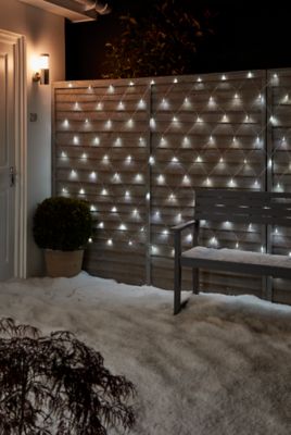 Guirlande lumineuse Rideaux 120 LED blanc froid