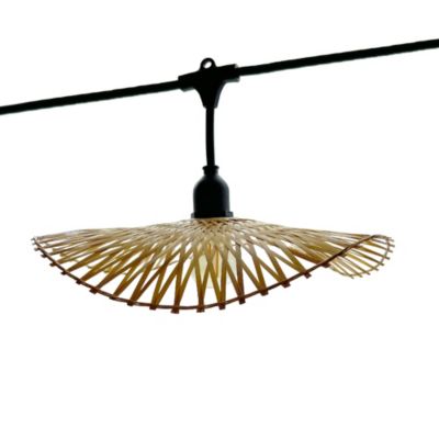 Guirlande lumineuse SERENITY LIGHT Beige Feuille de bambou 6m