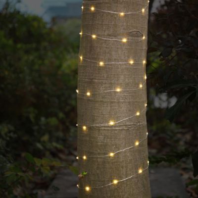 Guirlande lumineuse solaire d'extérieur 200 LED intégrée Pogaca RVB IP44 0.68W 20lm 10M