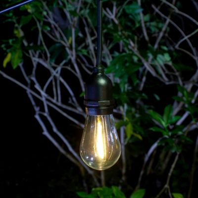 Guirlande lumineuse solaire d'extérieur LED intégrée IP44 blanc chaud 10M