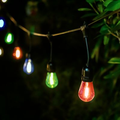 Guirlande lumineuse solaire d'extérieur LED intégrée RVB IP44 0.68W 20lm 10M