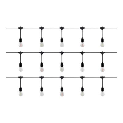 Guirlande lumineuse solaire d'extérieur LED intégrée RVB IP44 0.68W 20lm 10M