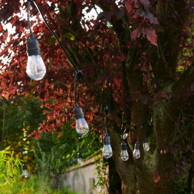 Guirlande lumineuse solaire d'extérieur LED intégrée RVB IP44 0.68W 20lm 10M