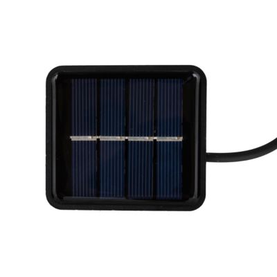 Guirlande lumineuse solaire façon guinguette 10 ampoules led multicolore IP44 2700W multicolores Atmosphera