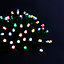 Guirlande lumineuse solaire LED extérieure led Technosolar multicolore 8 fonctions 10 m
