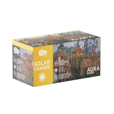 Guirlande lumineuse solaire rechargeable d'extérieur Aura IP44 0.5W 50lm 8m Newgarden