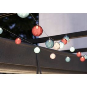 Guirlande lumineuse rideaux extérieur 240 LED RGB IP44 3.6W L.1.5m