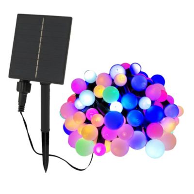Guirlande solaire BILLY RGB 100 globes 10.9M