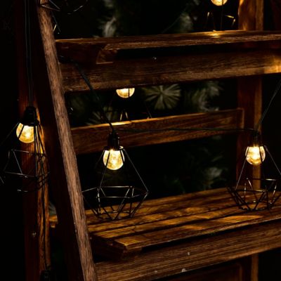 Guirlande solaire diamant MILY 10 ampoules 3.90M