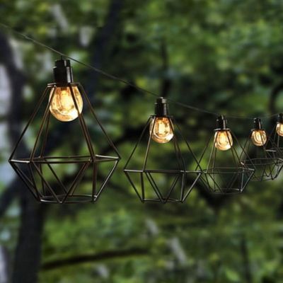 Guirlande solaire diamant MILY 10 ampoules 3.90M