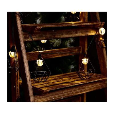 Guirlande solaire diamant MILY 10 ampoules 3.90M