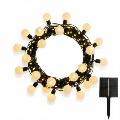 Guirlande solaire globe micro BILLY 14M